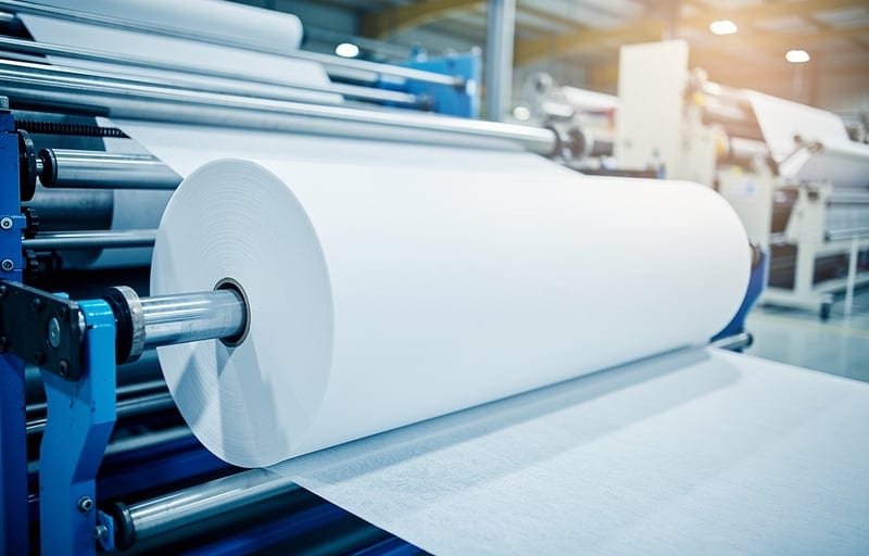 La fabrication d'un non-tissé en deux étapes